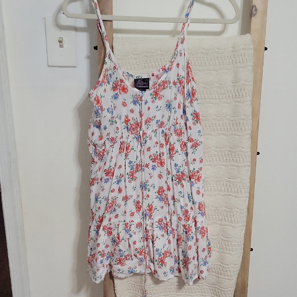 Motherhood Maternity Floral Camisole - Red and Blue